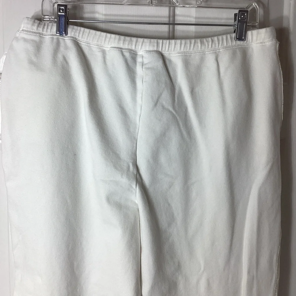 Liz Claiborne Villager Off-White Joggers Sz XL Pull-On Pants - Picture 3 of 13